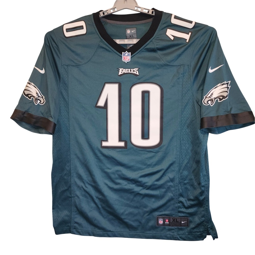 Nike NFL Philadelphia Eagles Mac Hollins 10 Jersey Midnight Green XL 472807-339